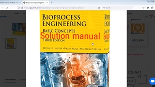 Bioprocess engineering basic concepts 3rd edition Shuler solution manual pdf