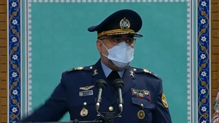 اجرای سرود ملی جمهوری اسلامی محضر رهبر انقلاب توسط نیروی هوایی ۱۴۰۰/۱۱/۱۹