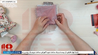 آموزش ساخت عروسک روسی با دست-عروسک پارچه ای-دوخت کیف برای عروسک