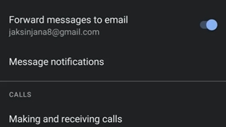 تنظیمات اپلکیشن Google Voice