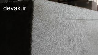 دستگاهی برای ورق کردن بلوک پلاستوفوم و یونولیت