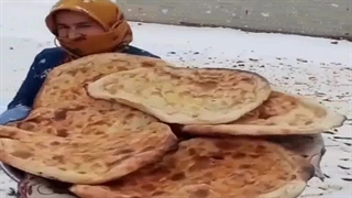 نان تازه تو هوای برفی