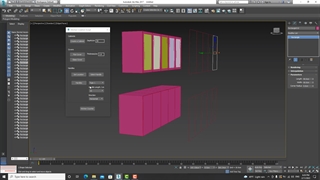 تبدیل خط به کابینت در 3dmax