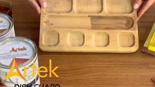 مراحل روغن زدن چوب آرتک بر روی تخته سرو