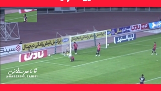 پرسپولیس 2 - 1 نساجی نیمه اول