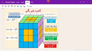 مکعب های رنگی ۱