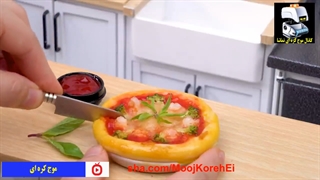 آشپزی مینیاتوری : پیتزا نیویورکی - موج کره ای