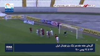 گل‌های هفته هفدهم لیگ برتر فوتبال ایران