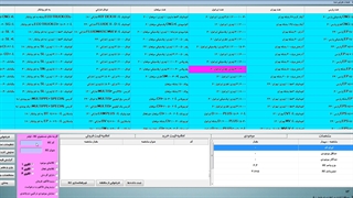 جستجوی کالا و خدمات از طریق کد و یا بخشی از نام  و سپس کلید اینتر