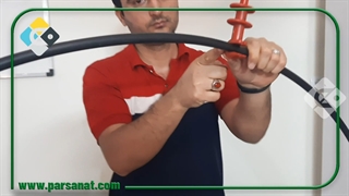 نحوه نصب مه پاش در لوله 16میلیمتر در کشت علوفه هیدروپونیک