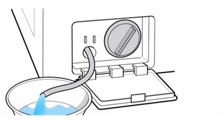 آموزش تمیز کردن شلنگ تخلیه ماشین لباسشویی ال جی/ کارآمد سرویس