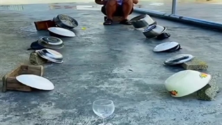 حرکت جالب این مرد رو تا آخر ببینید