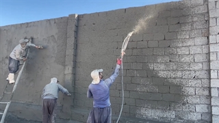 آموزش کارکرد دستگاه ملات پاش پیستونی مدل T13M تیران تونل بیستون09356800680