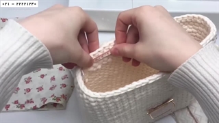 آموزش بافت کیف تریکو-آموزش دوخت آستر داخل کیف