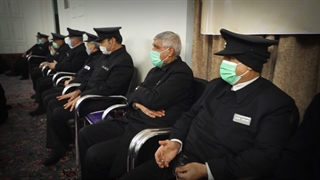 بدرقه خدام اعزامی حرم مطهر رضوی به عتبات عالیات