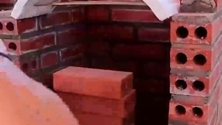 آموزش ساخت باربیکیو آجری ساده