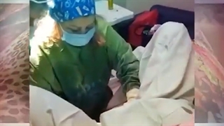 فیلم واقعی بدون سانسور زایمان طبیعی در اتاق عمل