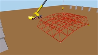 نحوه اجرای سازه فضایی با جزئیات دقیق