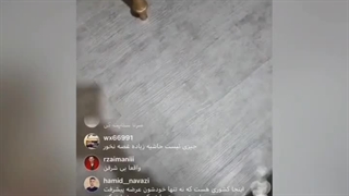 گریه سرنا امینی در لایو اینستاگرام به خاطر حواشی پیش آمده