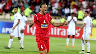 گل حساس حسینی برای پرسپولیس با گزارش استاد