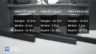 مقایسه ساندبار‌ سامسونگ مدل‌های A550 ،A450 و A650