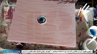 آموزش نقاشی با رزین-آموزش نقاشی آبستره-چند تکنیک نقاشی آبستره