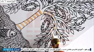 فیلم آموزش ویترای-آموزش نقاشی روی ظروف-آموزش نقاشی روی شیشه  15