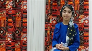 محیا ابوالحسنی دختر موفق دکلماتور و گوینده