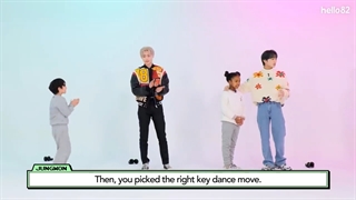 انهایپن و بچه ها " آیدل ها و بچه های کیوت باهم رقص های کیپاپ رو یاد میگیرن " - Hello82 ( زیرنویس فارسی )