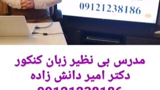 مدرس بی نظیر کنکور استاد امیر دانش زاده