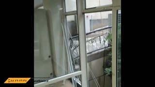 پنجره دوجداره آکاردئونی