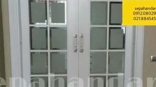 درب کشویی شیشه خور