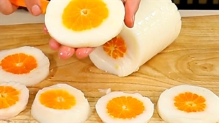 دسر با عطر نارنگی و یک ترفند جالب