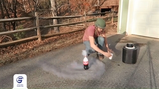 انجام چالش و آزمایش های عجیب با نیتروژن مایع