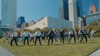 موزیک ویدیو Permission to Dance از بی تی اس که درسازمان ملل نیویورک اجرا شده