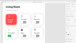 آموزش طراحی App تهویه هوا با استفاده از Adobe xd