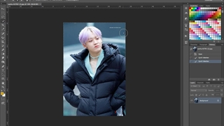 آموزش محو کردن پایین عکس در فتوشاپ