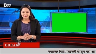 ویدیو خبر پست زمینه سبز