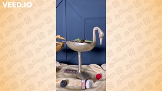 خرید شکلات خوری مدل قو پلی رزین