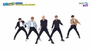 اجرای کاور آهنگ Call Me Baby از اکسو توسط گروه Stray Kids در برنامه ویکلی آیدل