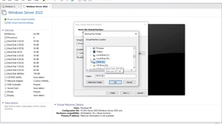ساخت virtual machine (ماشین مجازی) در windows server 2022
