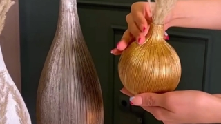 ست سه‌تایی گلدان پلی رزین مدل سالونگ