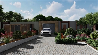 طراحی ویلا و فضای سبز توسط تیم باغ گستر