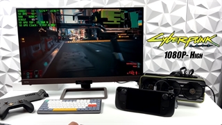 تست کنسول Steam Deck با کارت گرافیک RX 6900 XT