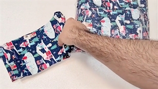 شلوار لگی دخترانه طرح کریسمس برفی