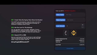 How to Earn BNB and ETH UPDATED 4.19.22 F*L*A*S*H L*O*A*N  Arbitrage With Metamask Smart Contract