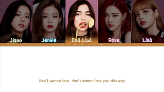 ویدیو لیریک اهنگ(ببوسیم و درستش کنیم) kiss and make up از بلک پینک