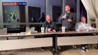 ماجرای هالک ایرانی و مارتین فورد | ویدئوی لو رفته از ساختگی بودن مبارزه