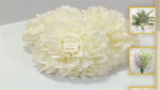 سرگل مصنوعی داوودی سفید | قیمت گل داوودی