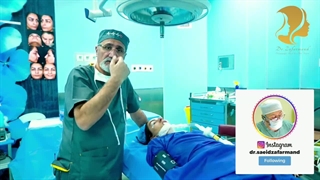 رینوپلاستی در اتاق عمل| دکتر سعید ظفرمند رفع چین و چروک
